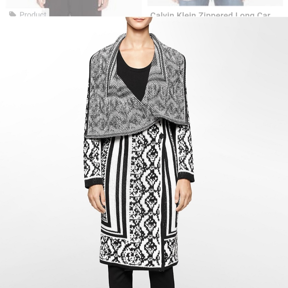 Calvin klein houndstooth sweater